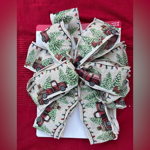 NWT Christmas Xmas tree topper bows bundle 5 total - Picture 5 of 8